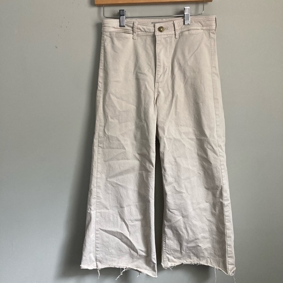 Everlane Pants - Everlane wide leg cut offs size 0